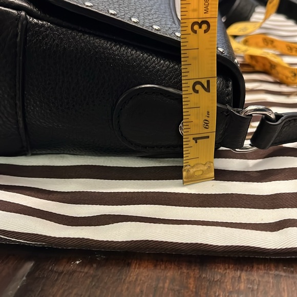 Henri Bendel Dakota studded flap Crossbody Black - Picture 16 of 16